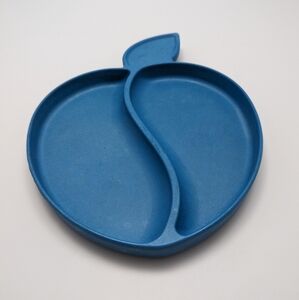 Pacific Baby Blue Apple Plate